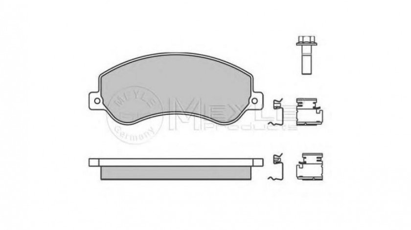 Placute frana Ford TRANSIT caroserie 2006-2016 #2 0252448419