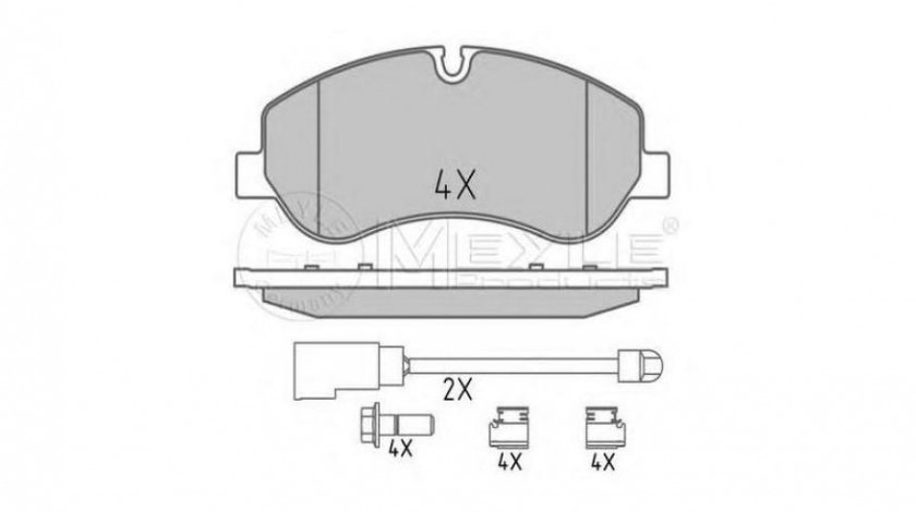 Placute frana Ford TRANSIT CUSTOM bus 2012-2016 #2 0252560217