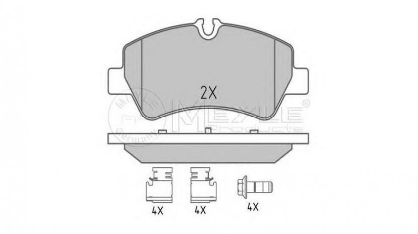 Placute frana Ford TRANSIT CUSTOM bus 2012-2016 #2 0252560418