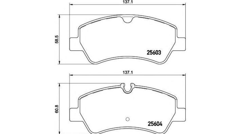 Placute frana Ford TRANSIT CUSTOM bus 2012-2016 #3 12589