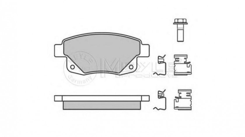 Placute frana Ford TRANSIT TOURNEO 2006-2016 #2 0252448617