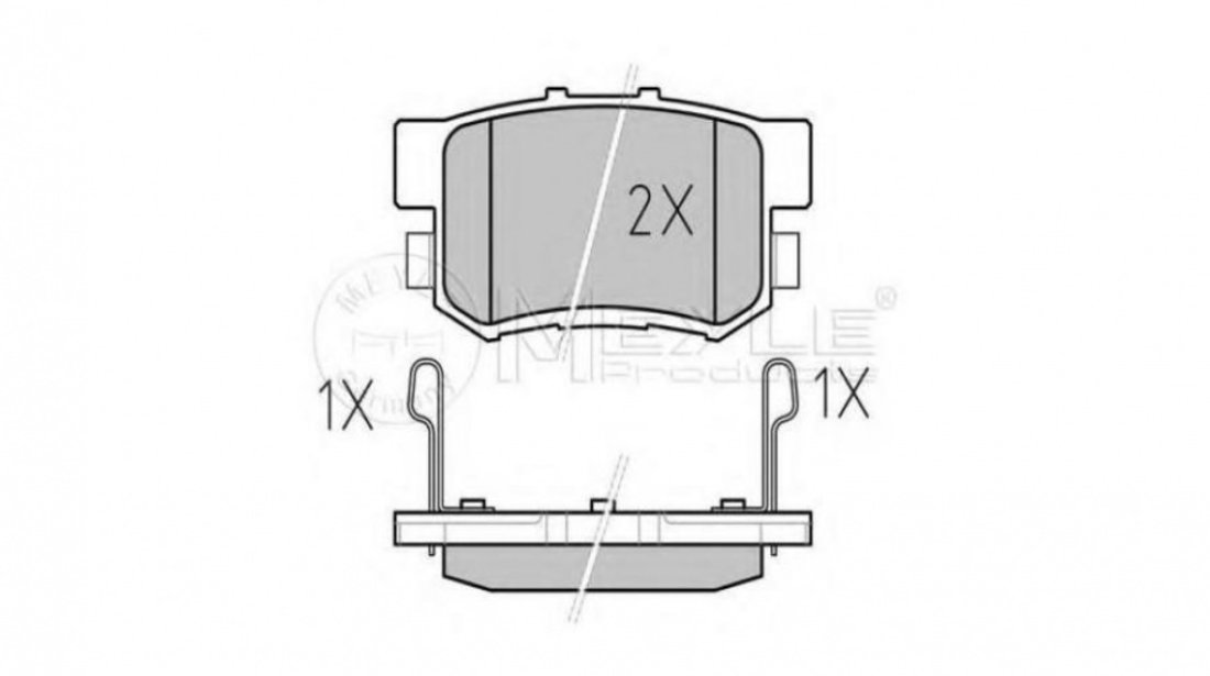 Placute frana Honda ACCORD Mk IV (CB) 1989-1993 #2 0252171914