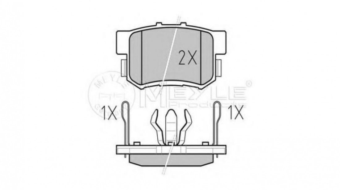 Placute frana Honda ACCORD VIII (CU) 2008-2016 #2 0252423114W