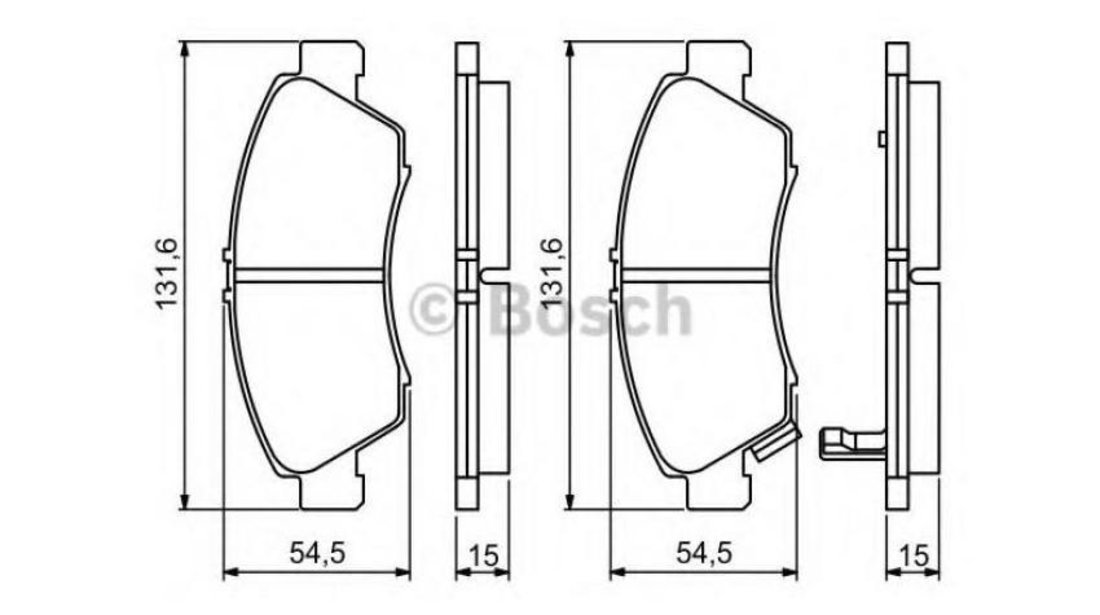 Placute frana Honda CIVIC Mk IV limuzina (EG, EH) 1991-1995 #2 041922