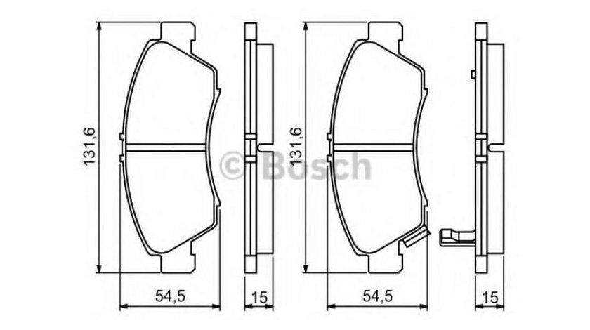 Placute frana Honda CIVIC Mk IV limuzina (EG, EH) 1991-1995 #2 041922