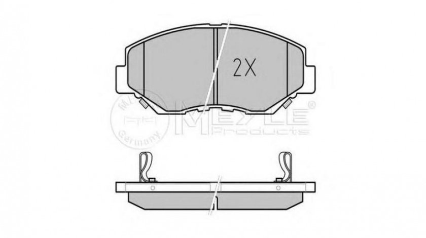 Placute frana Honda CR-V Mk II (RD_) 2001-2006 #2 0252386817