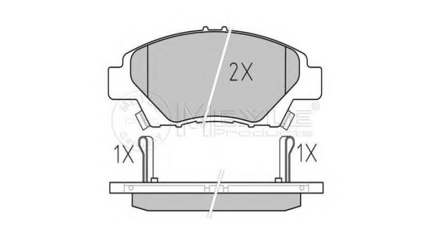 Placute frana Honda INSIGHT (ZE_) 2009-2016 #2 0252497915W