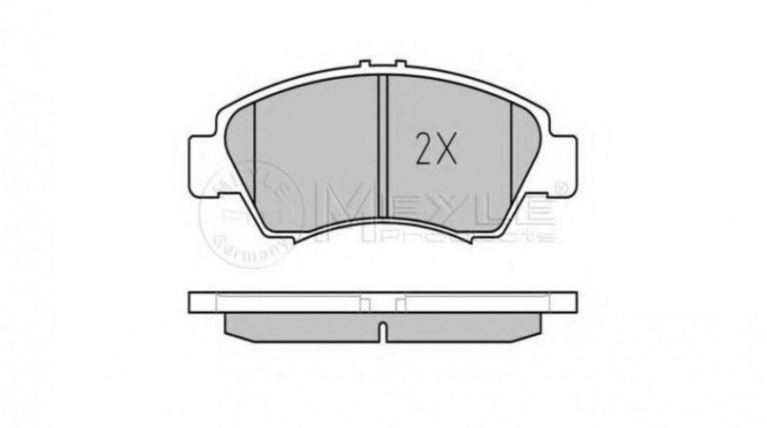 Placute frana Honda JAZZ II (GD) 2002-2008 #2 0252169715