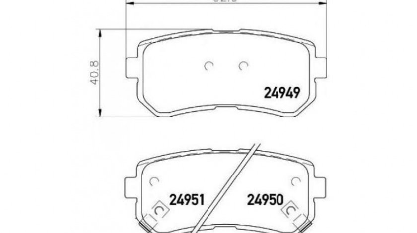 Placute frana Hyundai i20 (2015-2016) #2 0986494140