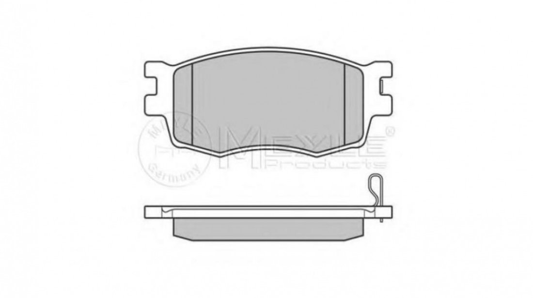 Placute frana Hyundai i20 (PB, PBT) 2008-2016 #2 0252431717W