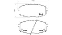 Placute frana Hyundai i30 CW (FD) 2007-2012 #2 098...