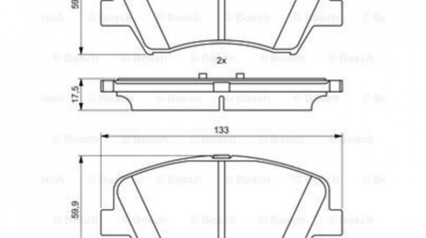 Placute frana Hyundai i30 CW (GD) 2012-2016 #2 2570801