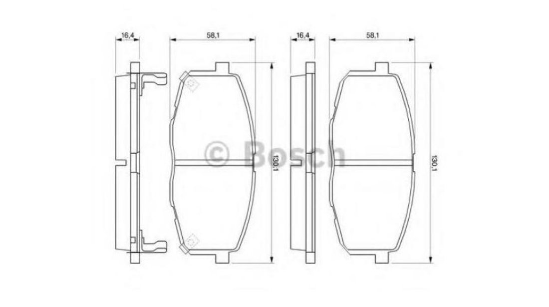 Placute frana Hyundai i30 (FD) 2007-2011 #3 05P1375