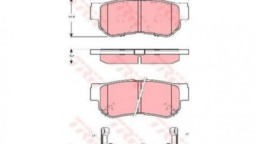 Placute frana Hyundai MATRIX (FC) 2001-2010 #3 0252354314W