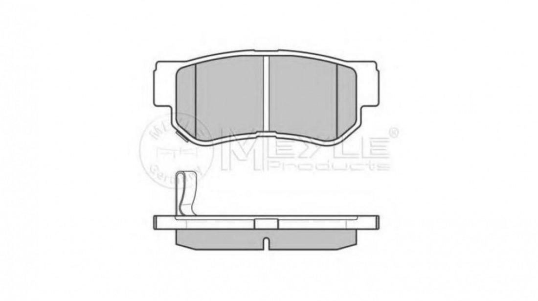 Placute frana Hyundai TUCSON (JM) 2004-2010 #2 0252354314PD