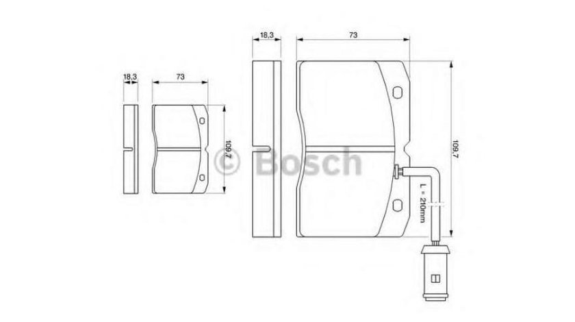 Placute frana Iveco DAILY II platou / sasiu 1989-1999 #2 0532