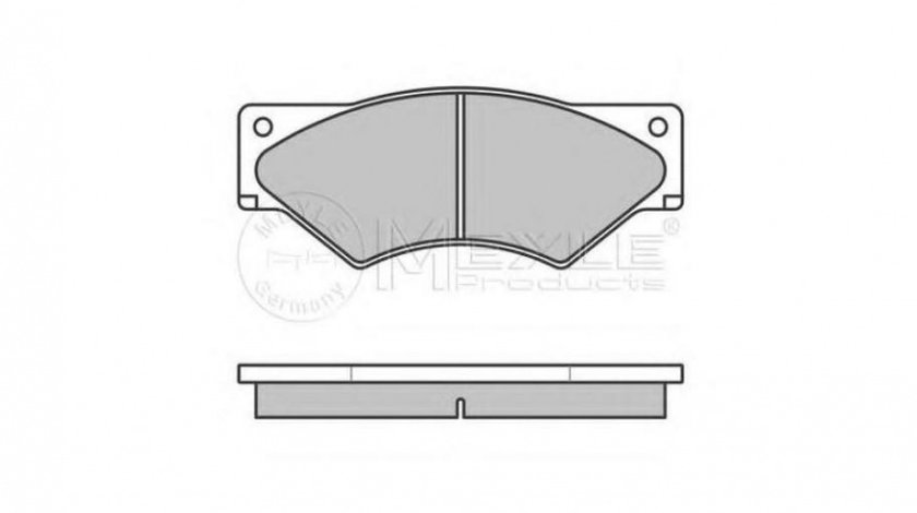 Placute frana Iveco DAILY II platou / sasiu 1989-1999 #2 0252910720PD