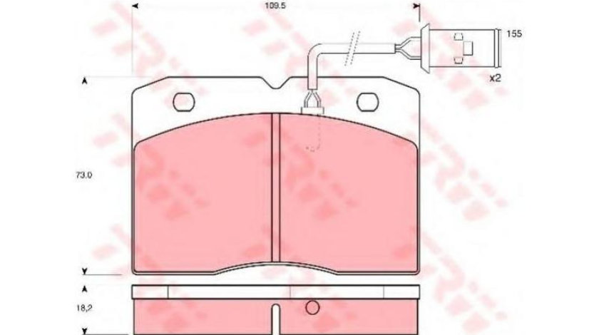 Placute frana Iveco DAILY II platou / sasiu 1989-1999 #3 021122