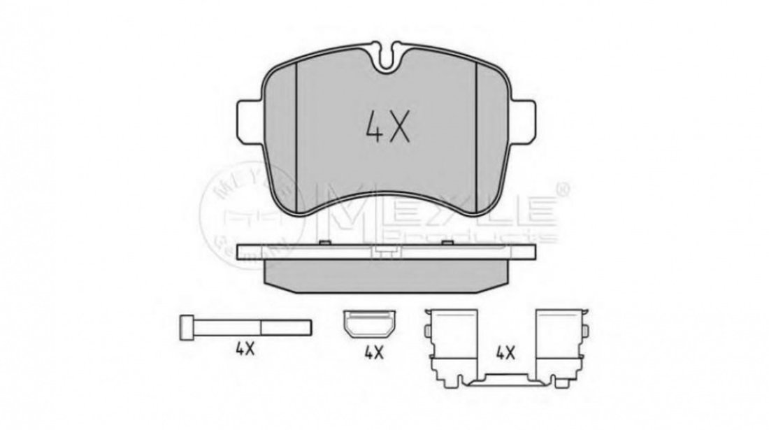 Placute frana Iveco DAILY IV autobasculanta 2006-2011 #2 0252923221