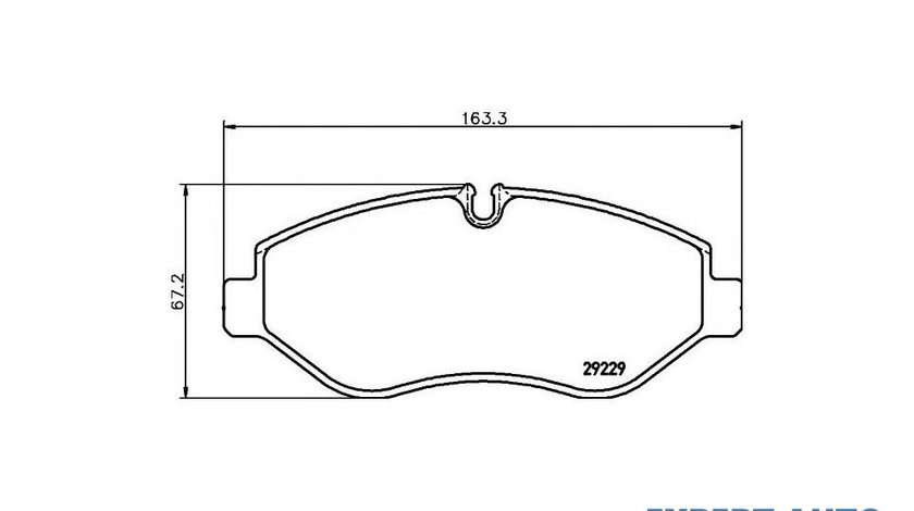 Placute frana Iveco DAILY IV caroserie inchisa/combi 2006-2012 #2 0986494293