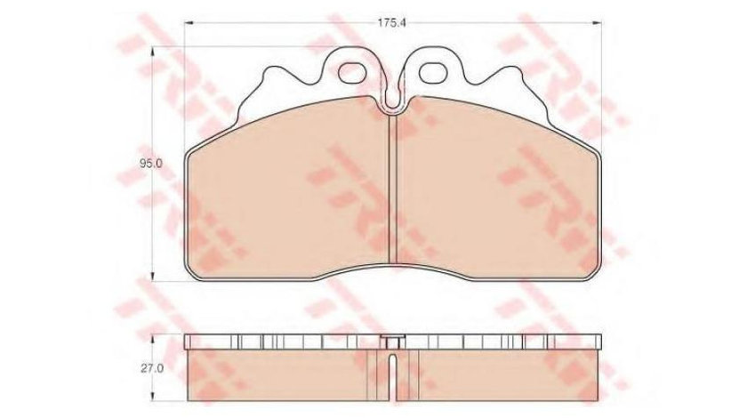 Placute frana Iveco EuroCargo 1991-2011 #2 0252925627