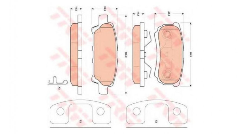 Placute frana Jeep PATRIOT (MK74) 2007-2016 #2 05191271