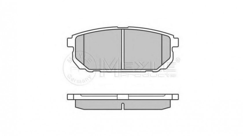 Placute frana Kia SORENTO II (XM) 2009-2016 #2 0252405815W