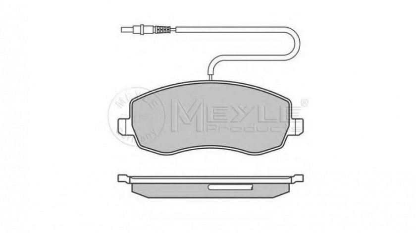 Placute frana Lancia PHEDRA (179) 2002-2010 #2 0252483919W