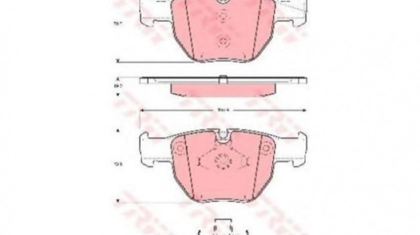 Placute frana Land Rover RANGE ROVER Mk III (LM) 2002-2012 #3 05P909