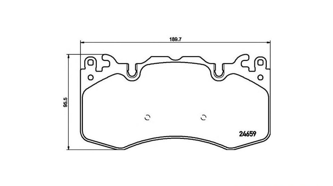 Placute frana Land Rover RANGE ROVER SPORT (LS) 2005-2013 #2 0986494440