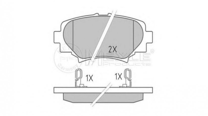 Placute frana Mazda 3 limuzina (BM) 2013-2016 #2 0252587814