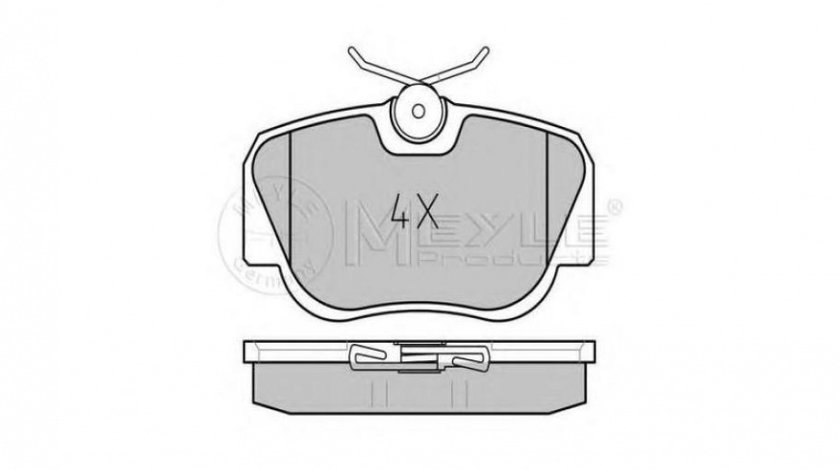 Placute frana Mercedes 190 (W201) 1982-1993 #2 0004208120