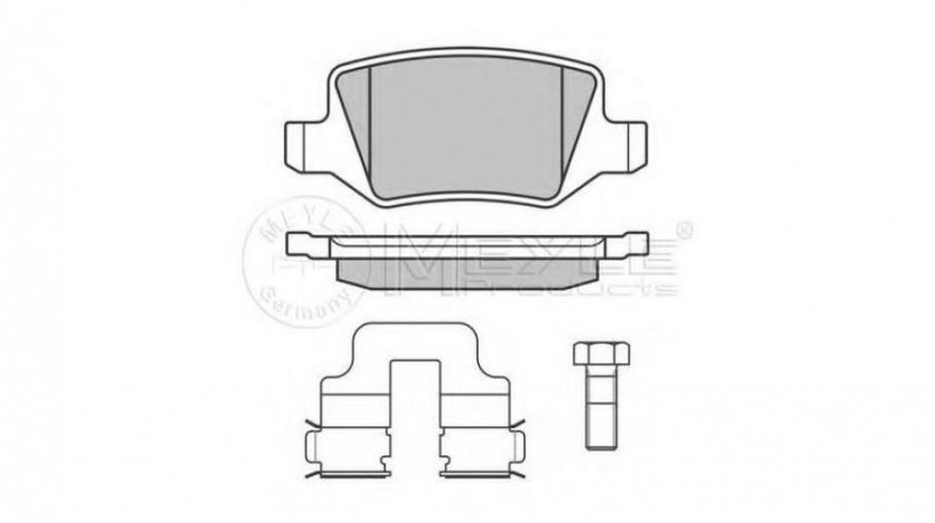 Placute frana Mercedes A-CLASS (W168) 1997-2004 #2 0235147