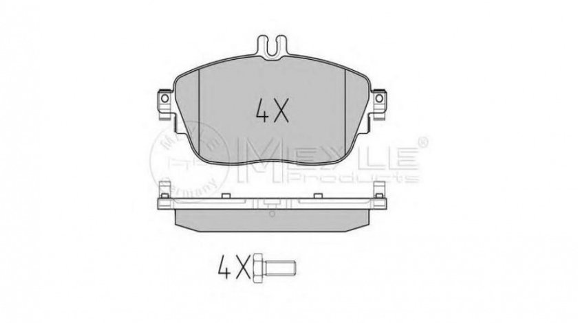 Placute frana Mercedes A-CLASS (W176) 2012-2016 #2 0064204620