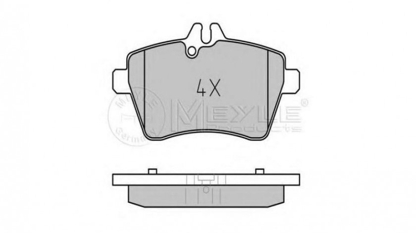 Placute frana Mercedes B-CLASS (W245) 2005-2011 #2 0252407719