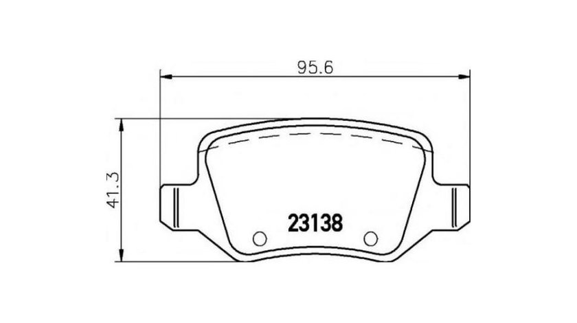 Placute frana Mercedes B-CLASS (W245) 2005-2011 #2 05P850