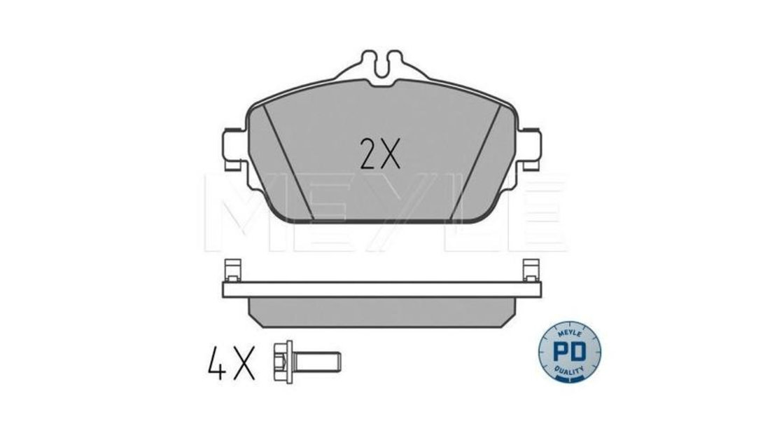 Placute frana Mercedes C-CLASS cupe (C205) 2015-2016 #2 0084203720