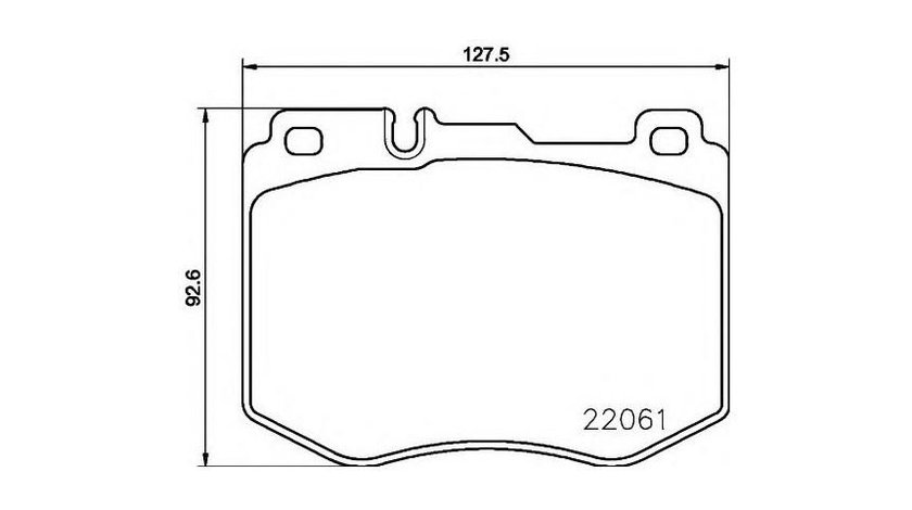 Placute frana Mercedes C-CLASS cupe (C205) 2015-2016 #3 0084201820