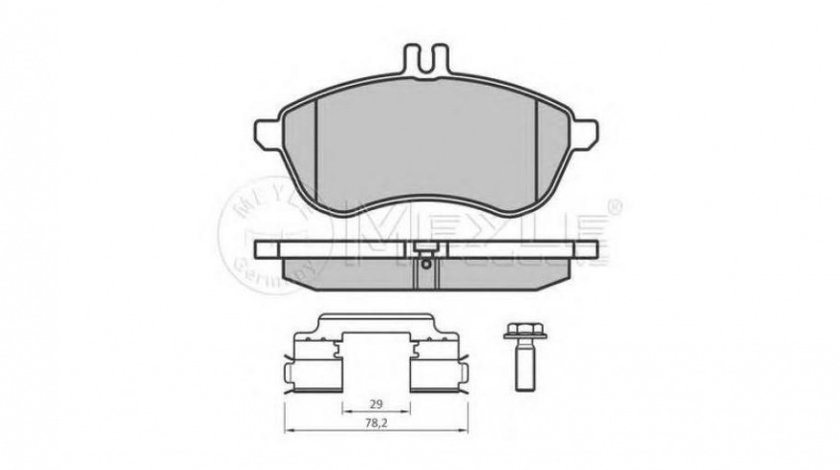 Placute frana Mercedes C-CLASS (W204) 2007-2014 #2 0054200920