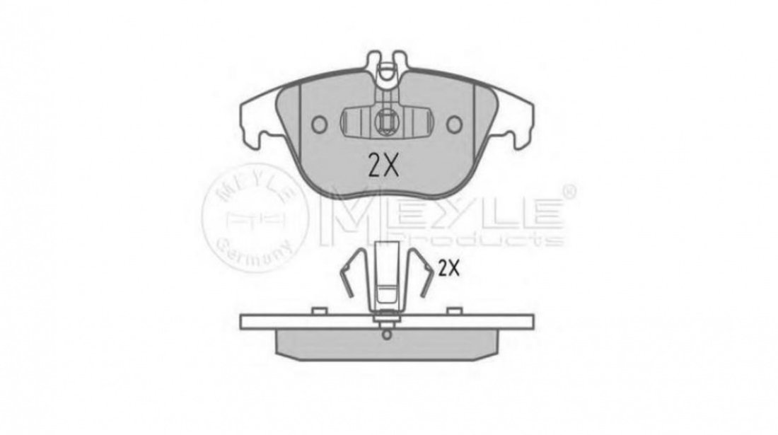 Placute frana Mercedes C-CLASS (W204) 2007-2014 #2 0054204920