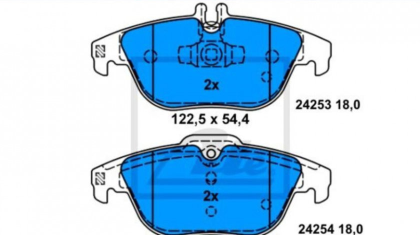 Placute frana Mercedes C-CLASS (W204) 2007-2014 #2 0054204920