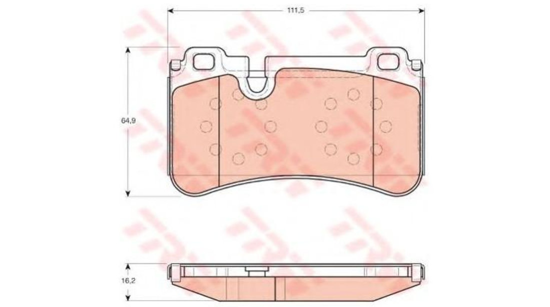 Placute frana Mercedes C-CLASS (W204) 2007-2014 #2 0044208520