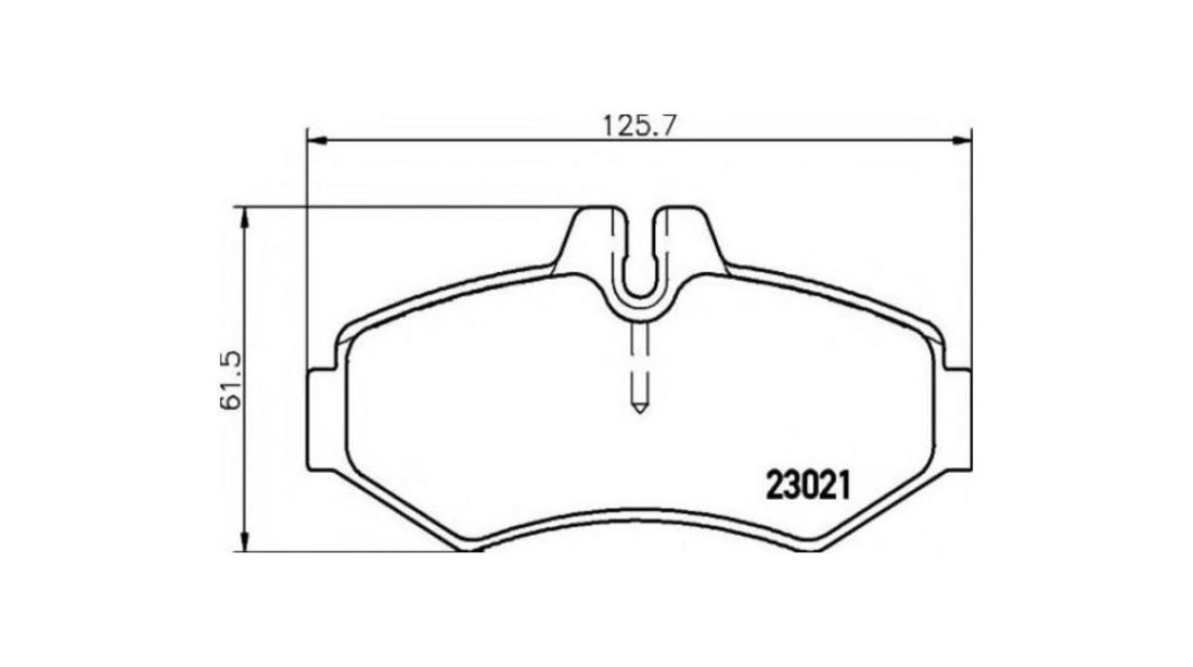 Placute frana Mercedes G-CLASS Cabrio (W463) 1989-2016 #2 0004209720