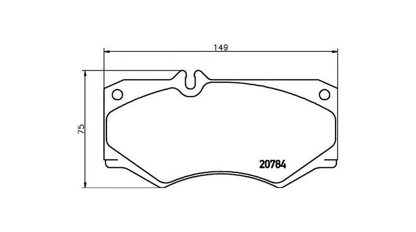 Placute frana Mercedes G-CLASS (W461) 1990-2016 #2 0005868942