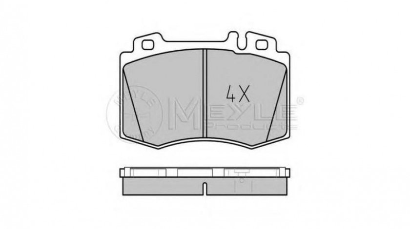 Placute frana Mercedes S-CLASS (W221) 2005-2016 #2 0034200520