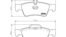 Placute frana Mercedes SLK (R171) 2004-2011 #2 000...