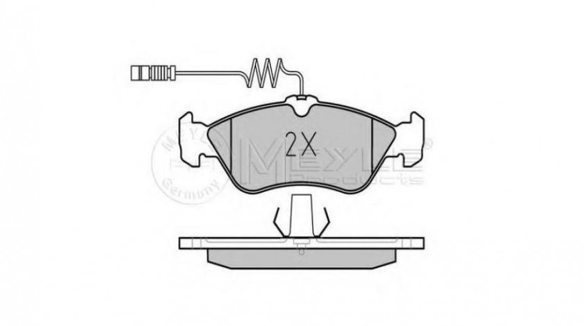 Placute frana Mercedes SPRINTER 2-t platou / sasiu (901, 902) 1995-2006 #2 0024204020