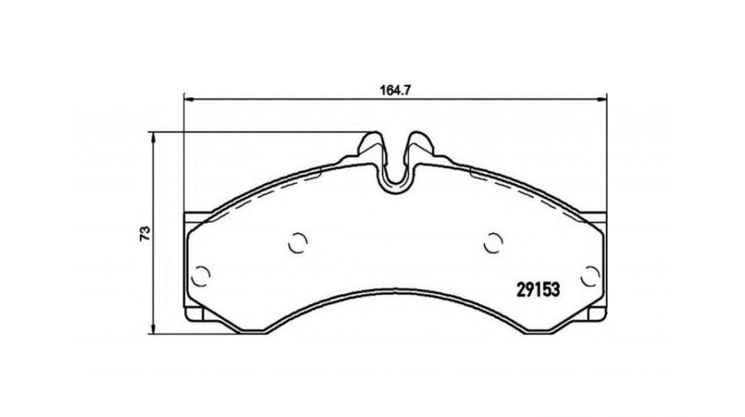 Placute frana Mercedes SPRINTER 4-t platou / sasiu (904) 1996-2006 #2 0004237110