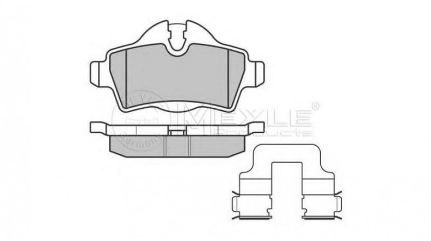 Placute frana MINI MINI (R56) 2006-2013 #2 0252428917