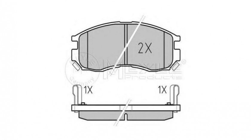 Placute frana Mitsubishi COLT Mk IV (CA_A) 1992-1996 #2 0252164716